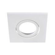 UNIVERSAL DOWNLIGHT Abdeckung, für Downlight IP20, schwenkbar, eckig, weiss