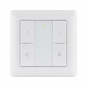 Bundle Smart Home smik Gateway mit Wandtaster + LED Einbauleuchte Nova Plus Coin Basisset schwenkbar RGBW