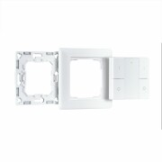 Zigbee Einbaustrahler Starterset smik Gateway mit Wandtaster + 3er Set Einbauleuchte Nova Plus Coin RGBW