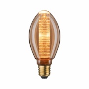 Inner Glow Edition LED Birne Innenkolben Ringmuster E27 230V 120lm 3,6W 1800K dimmbar Gold