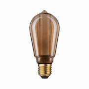 Inner Glow Edition LED Kolben Innenkolben Spiralmuster E27 230V 120lm 3,6W 1800K dimmbar Gold