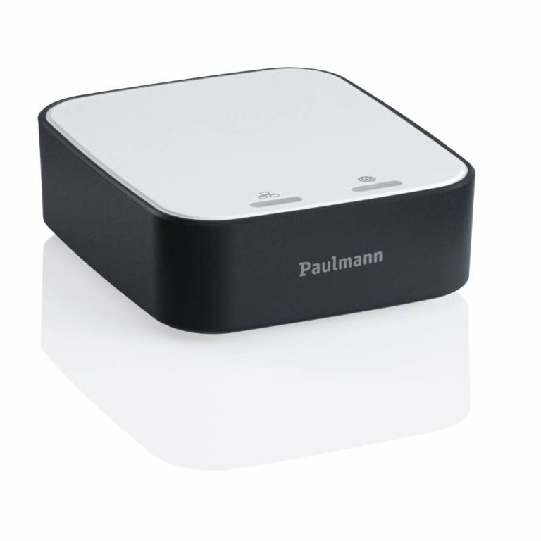 Paulmann Plug & Shine Bundle Smart Home smik Gateway + LED Gartenstrahler Pike Basisset RGBW+