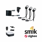 Plug & Shine Bundle Smart Home smik Gateway + LED Gartenstrahler Pike Basisset RGBW+