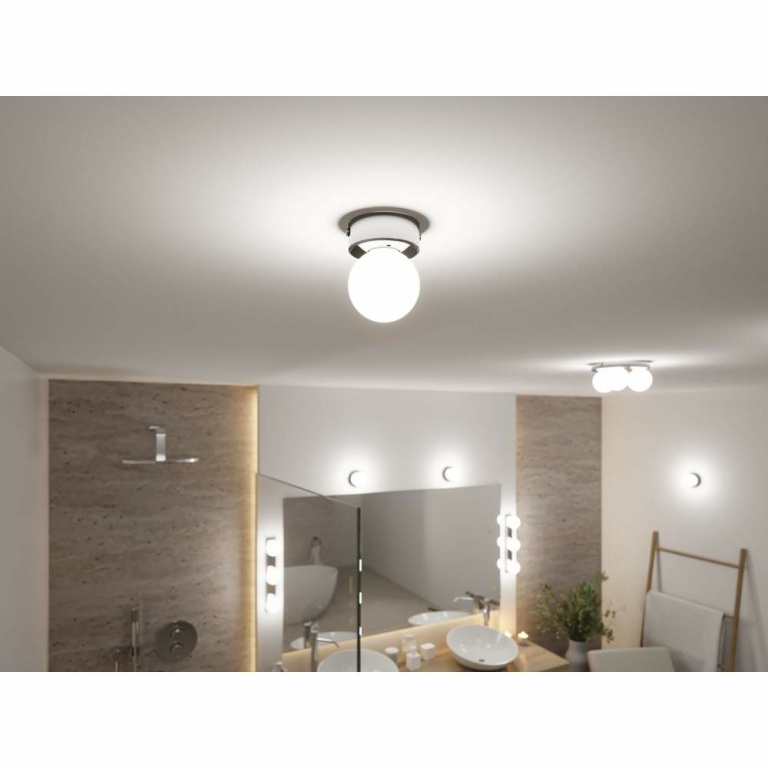 Paulmann Selection Bathroom Deckenleuchte Gove IP44 G9   230V max. 20W dimmbar Chrom#Satin