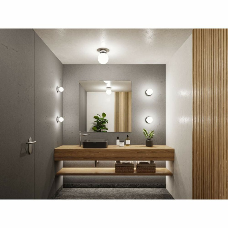 Paulmann Selection Bathroom Deckenleuchte Gove IP44 G9   230V max. 20W dimmbar Chrom#Satin