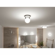 Selection Bathroom Deckenleuchte Gove IP44 G9   230V max. 20W dimmbar Chrom#Satin