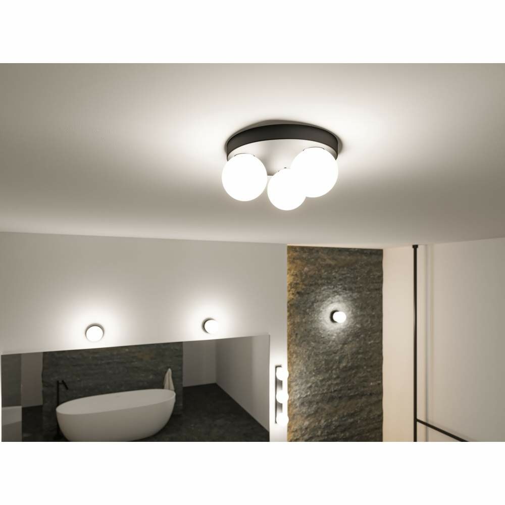 3x20W Lampen1a | Paulmann Selection 71069 G9 Bathroom Deckenleuchte 230V Gove IP44 max.