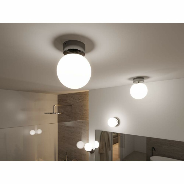 Paulmann Selection Bathroom LED Deckenleuchte Gove IP44  3000K 400lm 230V 5W  Chrom#Satin