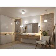 Selection Bathroom LED Deckenleuchte Gove IP44  3000K 400lm 230V 5W  Chrom#Satin