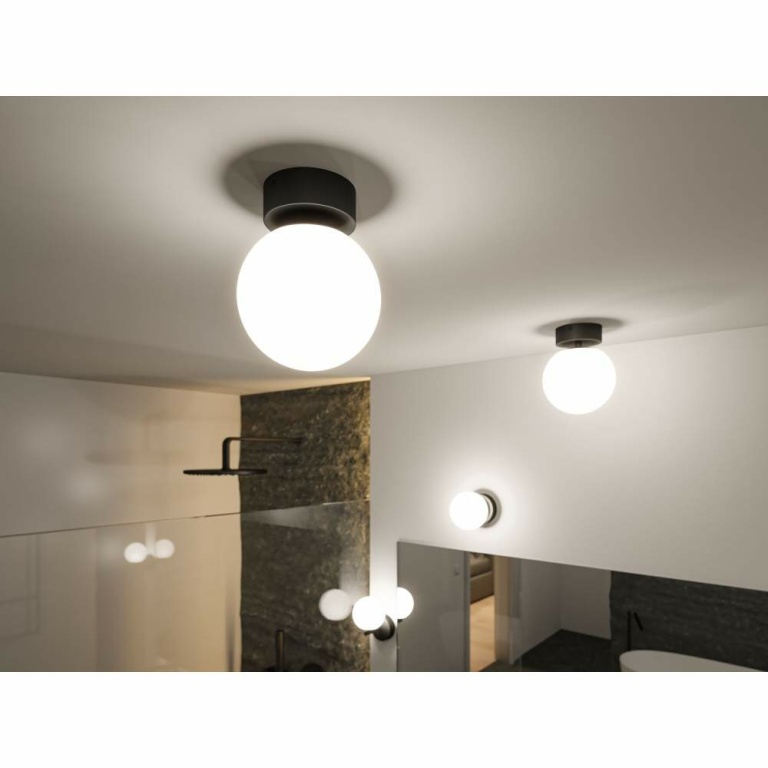 Paulmann Selection Bathroom LED Deckenleuchte Gove IP44  3000K 400lm 230V 5W  Schwarz matt#Satin