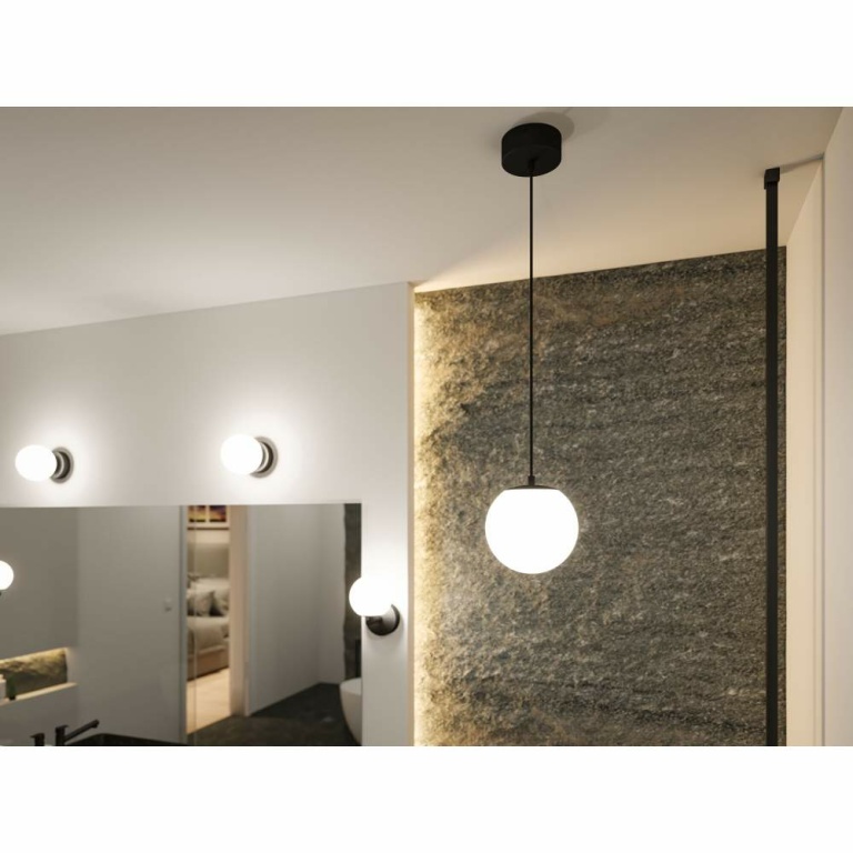 Paulmann Selection Bathroom LED Pendelleuchte Gove IP44  9W Schwarz matt#Satin