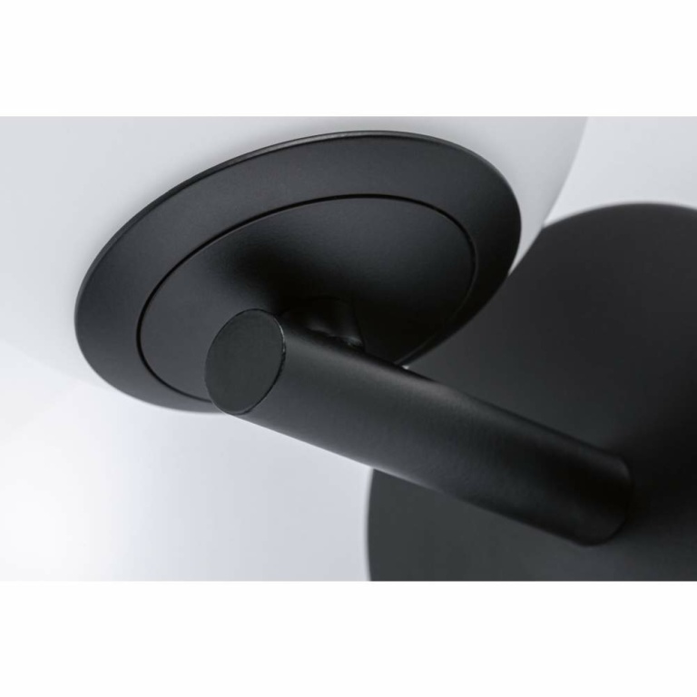 Paulmann Selection Bathroom LED Wandleuchte Gove  IP44  3000K 400lm 230V 5W  Schwarz matt#Satin