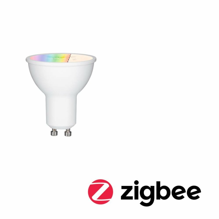 Paulmann Smart Home Zigbee Standard 230V LED Reflektor GU10   350lm 5,5W RGBW+ dimmbar Matt