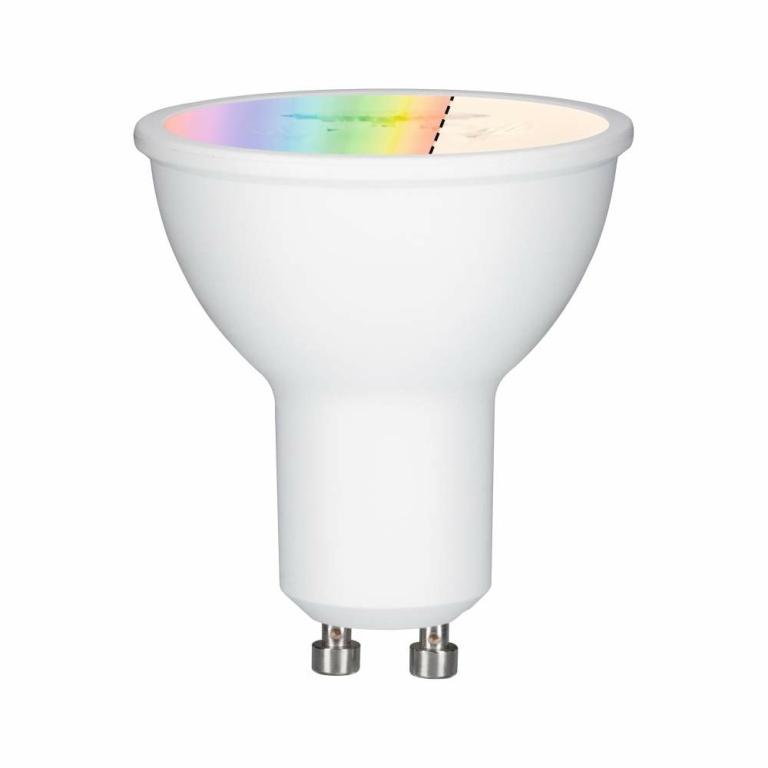 Paulmann Smart Home Zigbee Standard 230V LED Reflektor GU10   350lm 5,5W RGBW+ dimmbar Matt