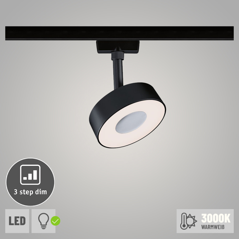 Paulmann 71109 LED Wand-Leselampe Hulda Ladebuchse Lampen1a dimmbar matt USB-C Schwarz mit und 