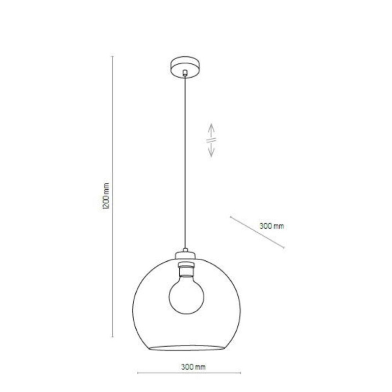 famlights famlights | Pendelleuchte Zoe in Bernstein E27