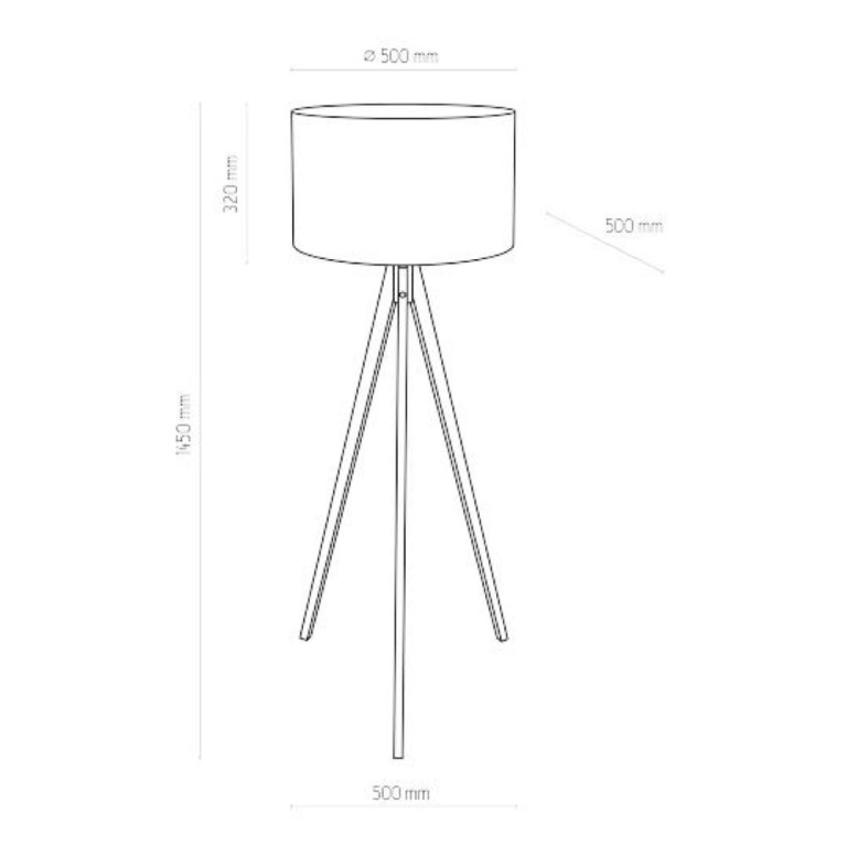 famlights famlights | Stehleuchte Helene in Graphit E27