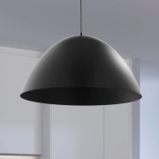 famlights | Pendelleuchte Lean in Schwarz E27 500mm