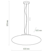 famlights | Pendelleuchte Anthony in Graphit und Chrom E27 3-flammig 590mm