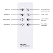 famlights | LED Deckenleuchte Alice in Silber 2x20W 4800lm