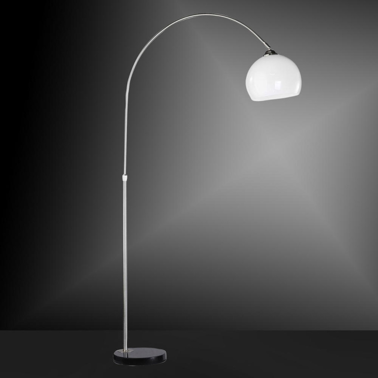 famlights famlights | Stehleuchte Lia in Silber E27