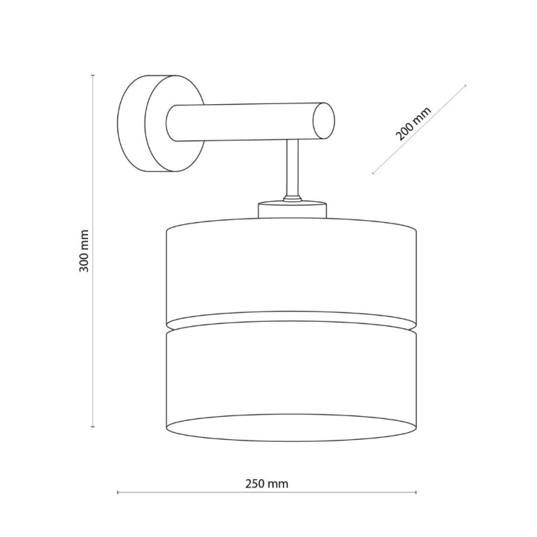 famlights famlights | Wandleuchte Amal in Beige E27