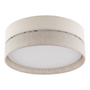 famlights | Deckenleuchte Amal in Beige E27 3-flammig 450mm