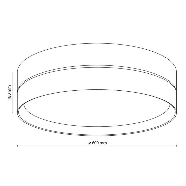 famlights famlights | Deckenleuchte Amal in Beige E27 4-flammig 600mm