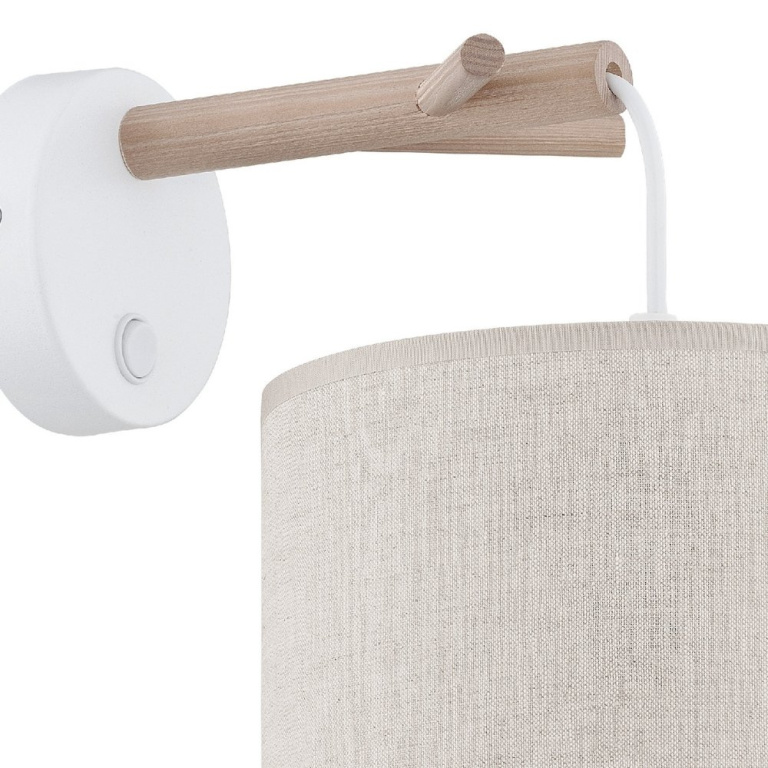 famlights famlights | Wandleuchte Christiano in Beige E27