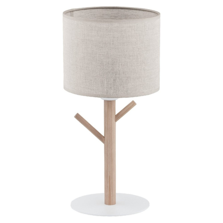 famlights famlights | Tischleuchte Christiano in Beige E27