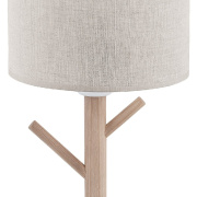 famlights | Tischleuchte Christiano in Beige E27