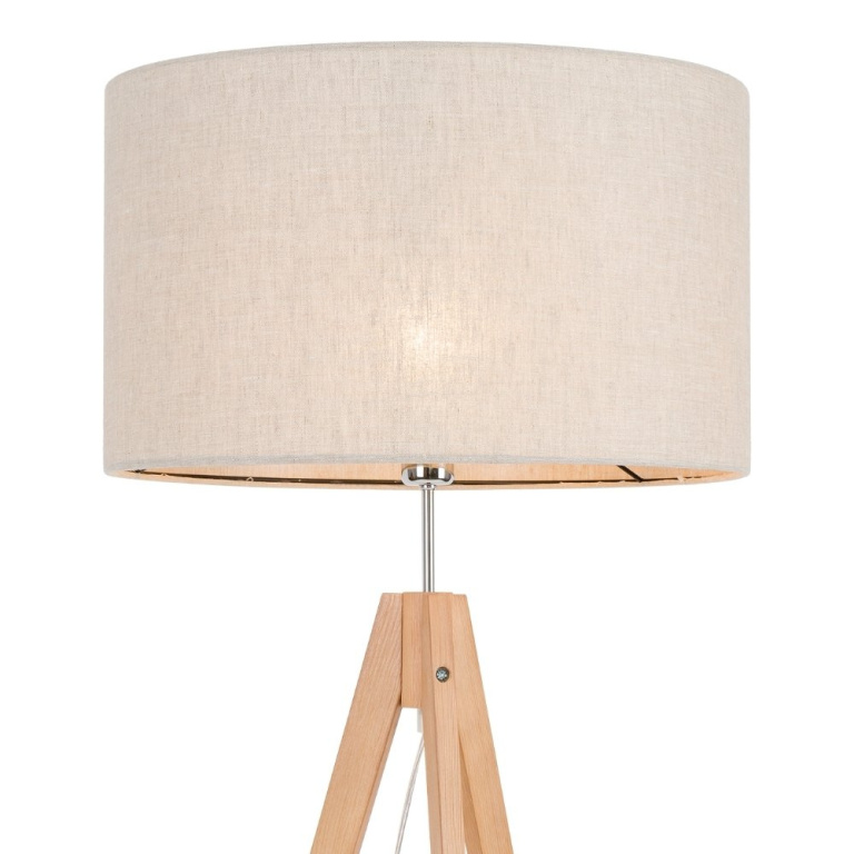 famlights famlights | Stehleuchte Henrieke in Beige E27