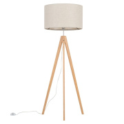 famlights | Stehleuchte Henrieke in Beige E27