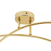 famlights | Deckenleuchte Emely in Gold E27 4-flammig