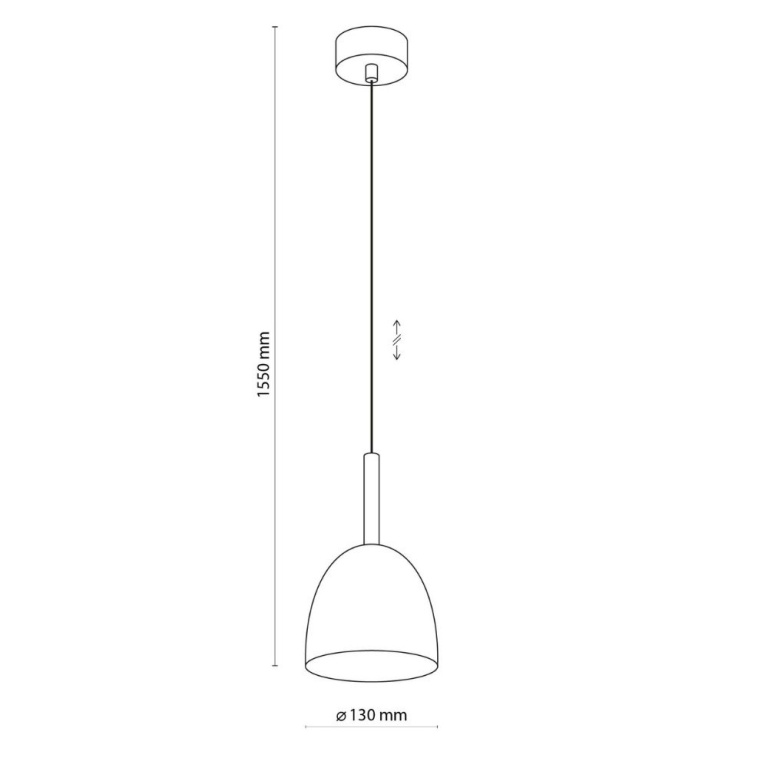 famlights famlights | Pendelleuchte Jessika in Weiß E27 1-flammig