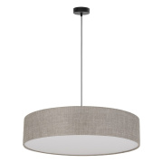 famlights | Pendelleuchte Melinda in Beige E27 3-flammig