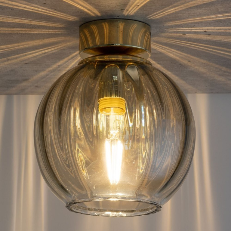 famlights famlights | Deckenleuchte Mariella in Gold E27