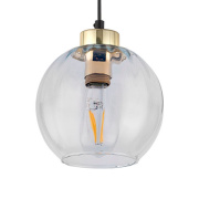 famlights | Pendelleuchte Mariella in Transparent E27 180mm