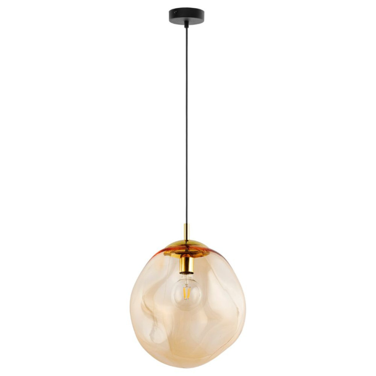 famlights famlights | Pendelleuchte Marc in Gold E27