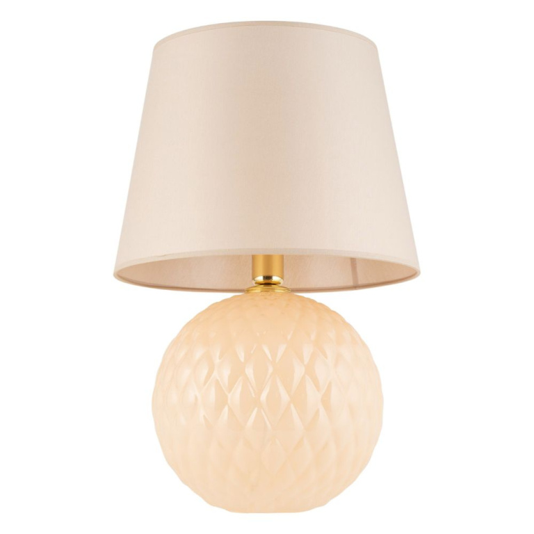 famlights famlights | Tischleuchte Elina in Beige E27