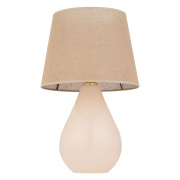 famlights | Tischleuchte Emanuel in Beige E27