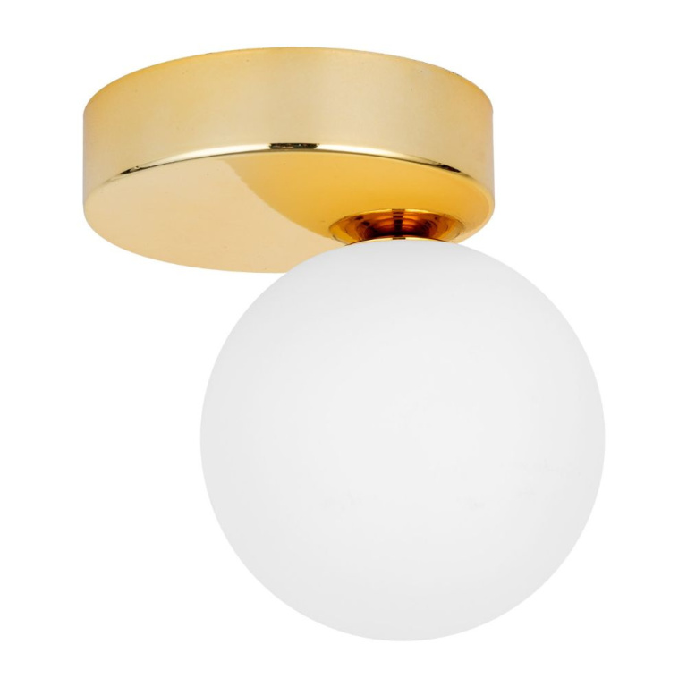 famlights famlights | Deckenleuchte Enno in Gold G9 1-flammig rund