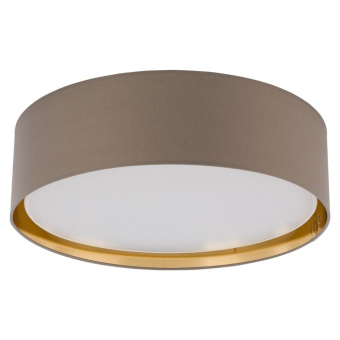 famlights famlights | Deckenleuchte Michaela in Beige und Gold E27 4-flammig 600mm