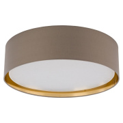 famlights | Deckenleuchte Michaela in Beige und Gold E27 4-flammig 600mm