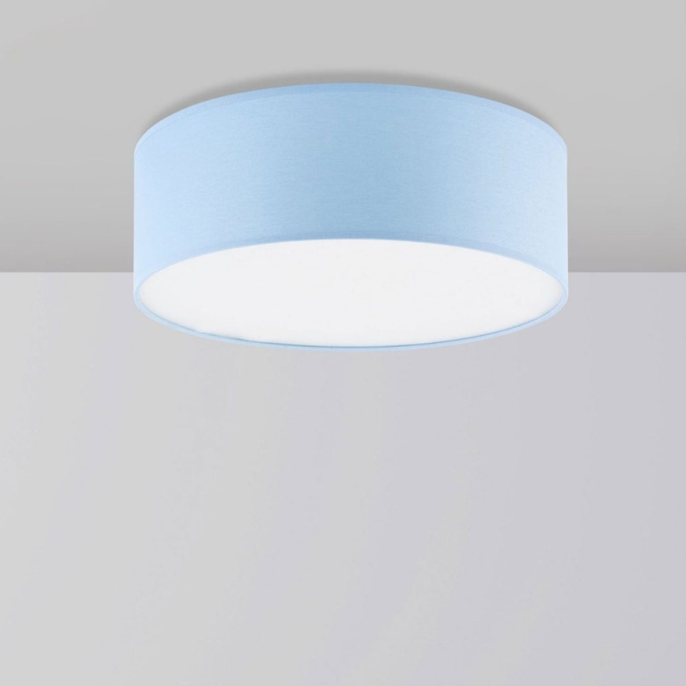 famlights famlights | Deckenleuchte Melinda in Blau E27 4-flammig