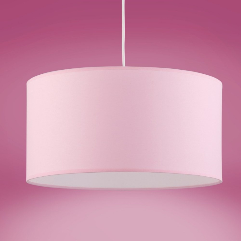 famlights famlights | Pendelleuchte Melinda in Rosa E27