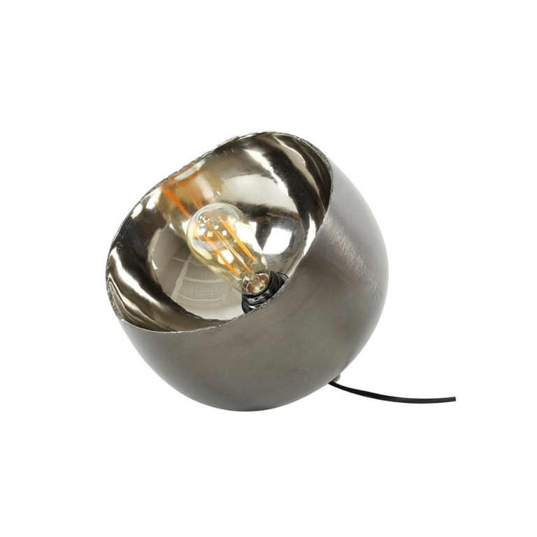 famlights famlights | Tischleuchte Mael in Nickel-matt E27 280mm