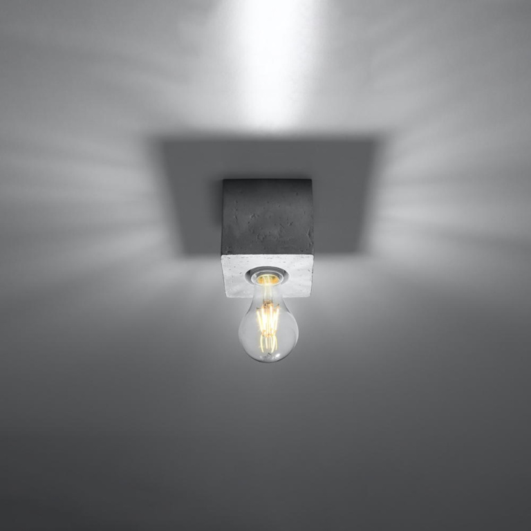 famlights famlights | Deckenleuchte Aimo in Grau E27