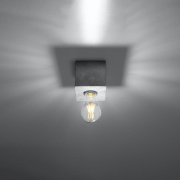 famlights | Deckenleuchte Aimo in Grau E27