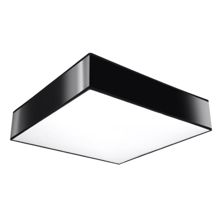 famlights famlights | Deckenleuchte Herold in Schwarz E27 4-flammig